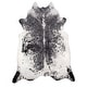 preview thumbnail 2 of 7, Nuloom Halina Faux Cowhide Area Rug