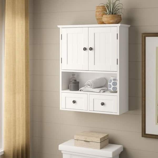 Cottage Bathroom Storage Cabinet