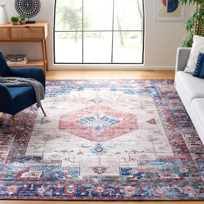 SAFAVIEH Tucson Godelieve Transitional Machine Washable Rug.
