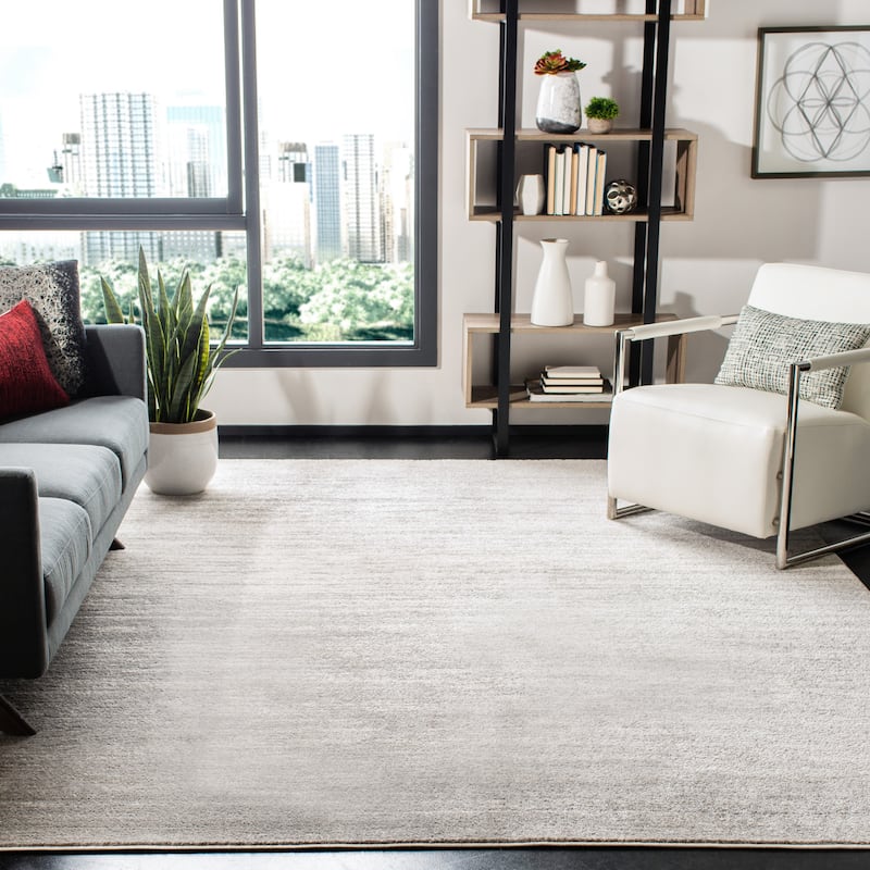SAFAVIEH Adirondack Vera Modern Ombre Distressed Area Rug - 12' x 15' - Ivory/Silver