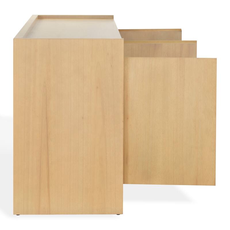 SAFAVIEH Couture Rhylee 4-Door Wood Sideboard - 71"W x 19"D x 31"H