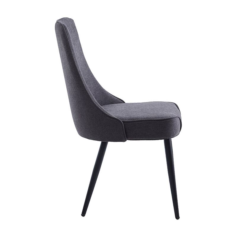 Modern Fabric Side Chair, Set of 2