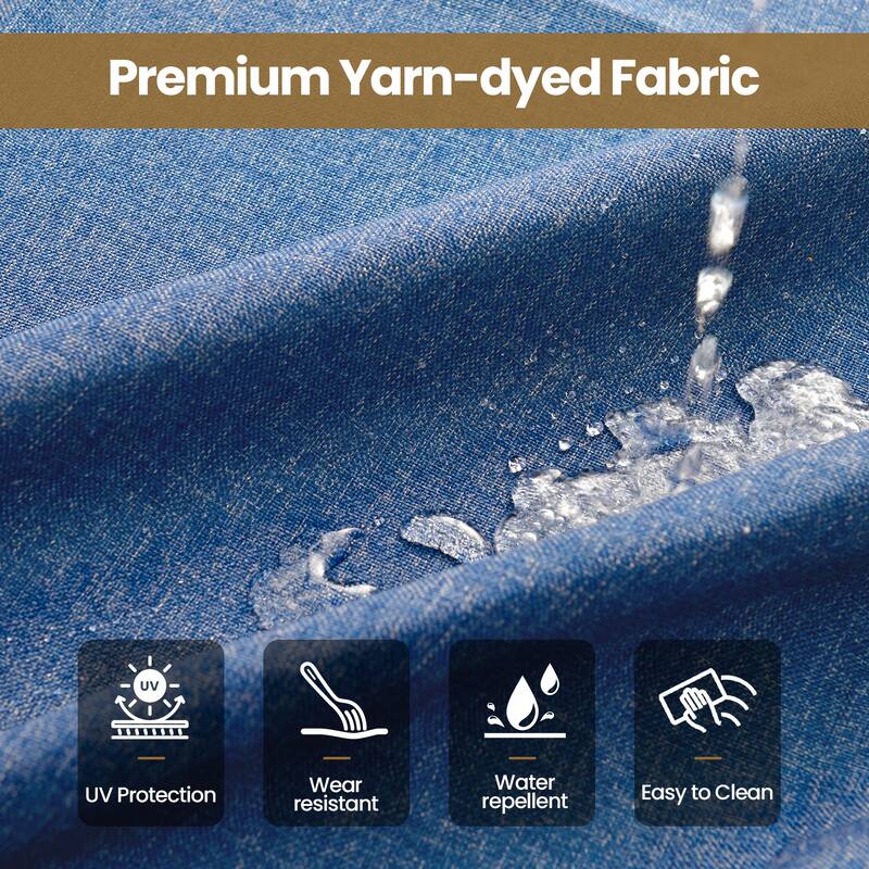 XIZZI Outdoor Wicker Patio Furniture Conversation Set