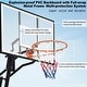 preview thumbnail 13 of 13, Portable Adjustable Basketball Hoop with Shatterproof Backboard