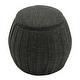 preview thumbnail 9 of 8, Convenience Concepts Designs4Comfort Vanessa Round Accent Storage Ottoman