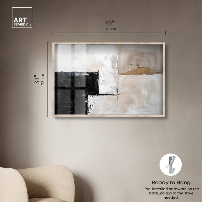 Black Dust and White Ash II Shadowbox by Art Remedy