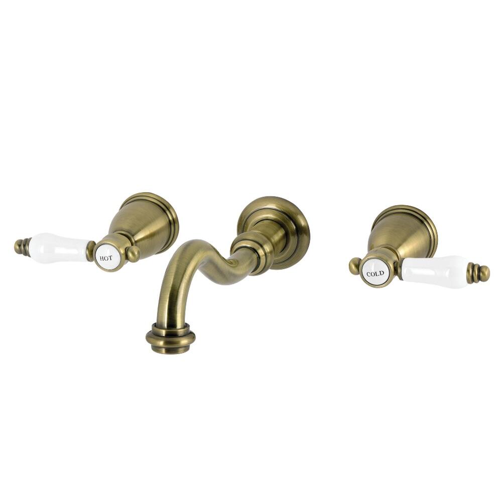 Kingston Brass Bel-Air Two-Handle Wall Mount Roman Tub Faucet