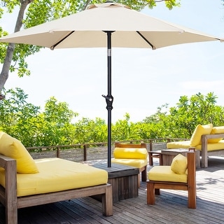 Autlaycil 7.5FT Patio Umbrella with Tilt and Crank