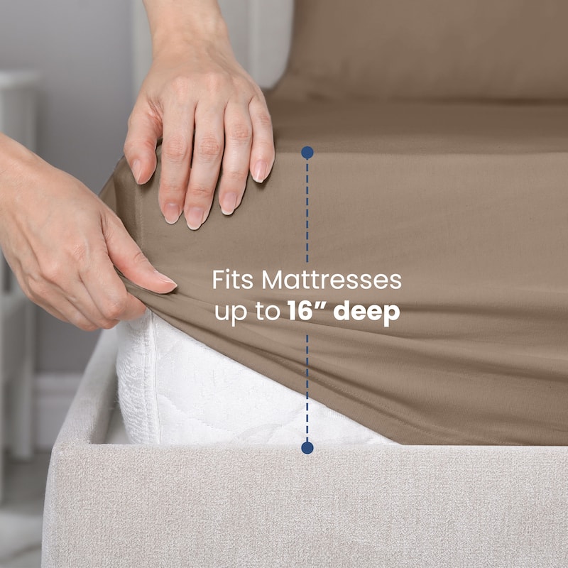 Martex 400 TC 100% Cotton Sateen, Deep Pocket, Silky Soft Sheet Set
