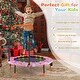 preview thumbnail 8 of 8, Gymax 36'' Mini Toddler Trampoline w/ LED Bluetooth Speaker Detachable