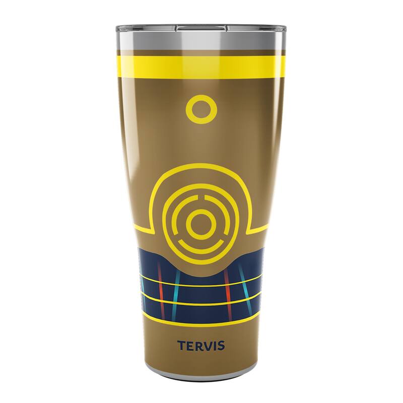 Tervis Traveler Star Wars C-3PO See Three Triple Walled Insulated Travel Tumbler, Stainless Steel - 30oz