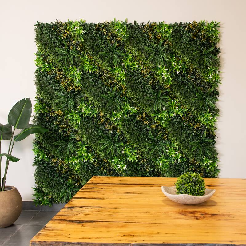 Hawaiian Islands Artificial Living Wall Panel - 40" - Green