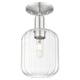 Option Clear Shade / Brushed Satin Nickel