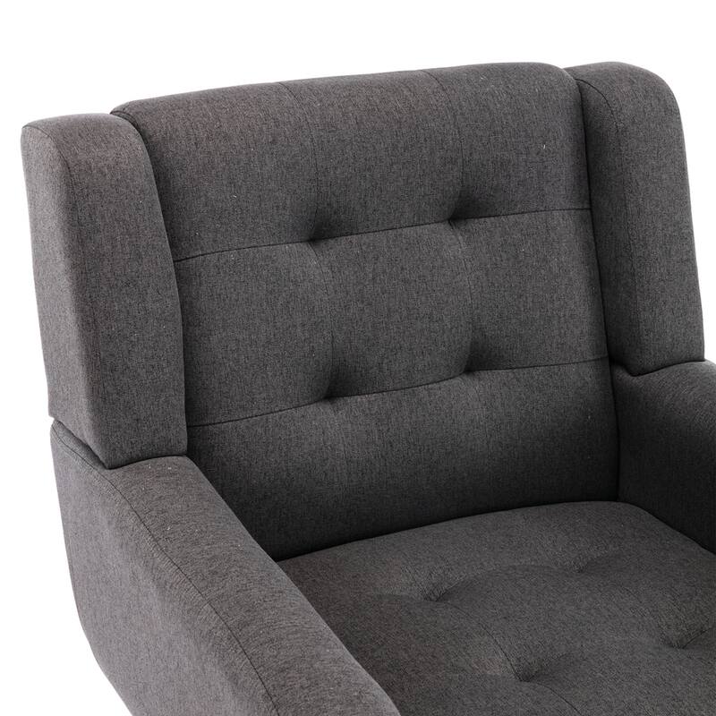 Soft Velvet Ergonomics Accent Chair