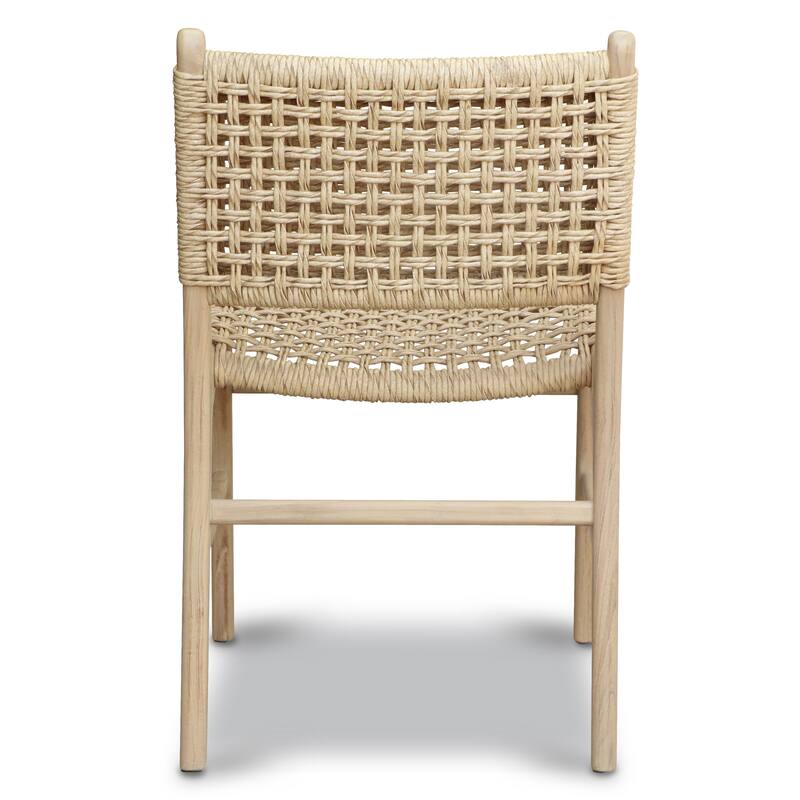 Poly & Bark Batu Indoor/Outdoor Dining Chair - Solid Wood Frame