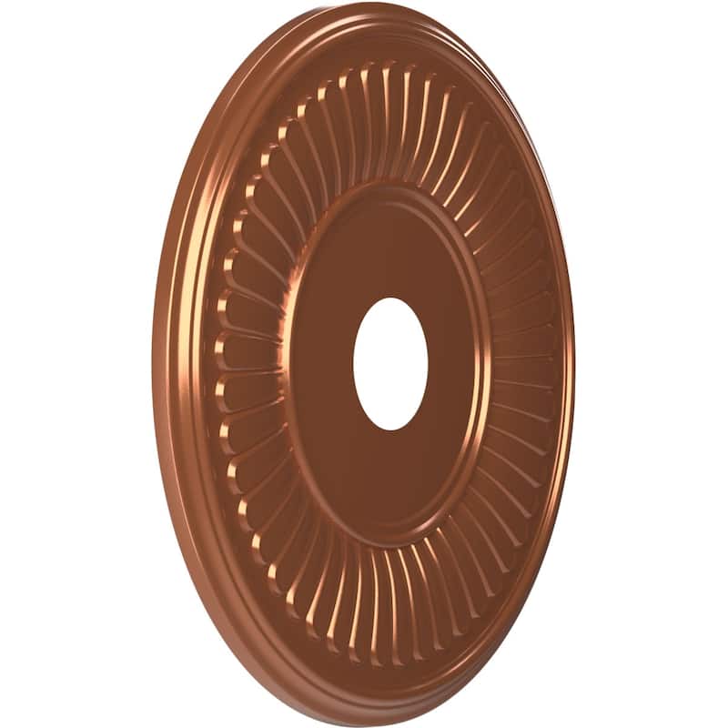 3 1/2" Inside Diameter - Berkshire Thermoformed PVC Ceiling Medallion