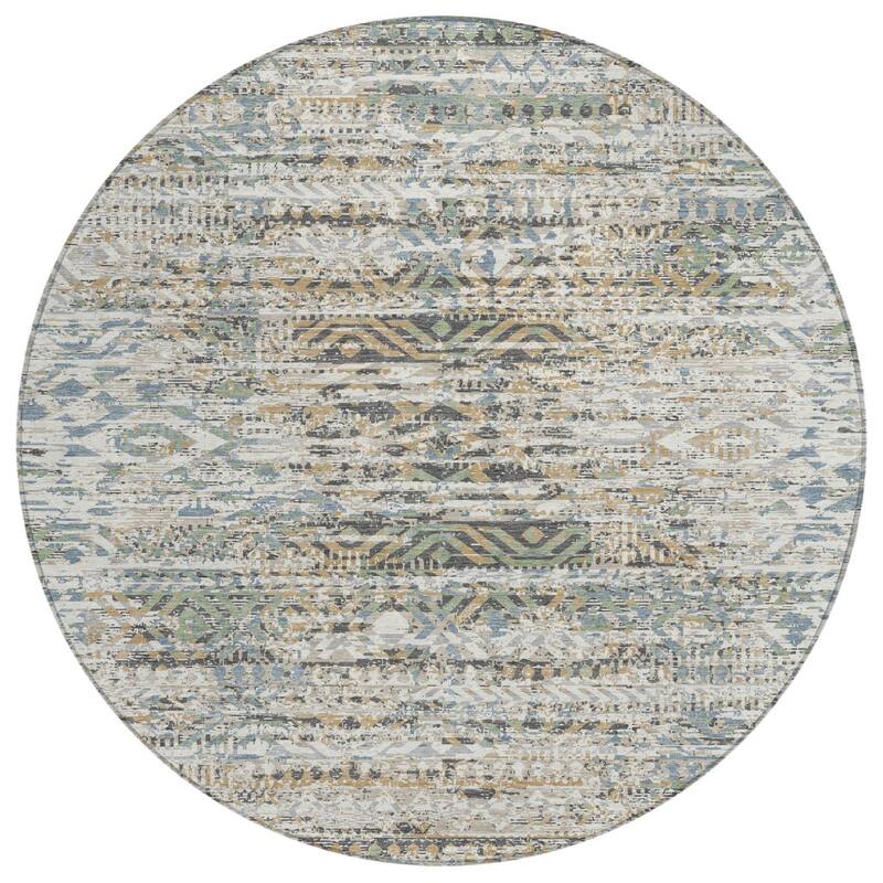 HomeRoots Moroccan Transitional Rectangle Outdoor Rug