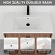 preview thumbnail 18 of 36, BNK 24/30 inch Freestanding Single Sink Bathroom Vanity with Soft Close Door and 1 Adjustable Shelf