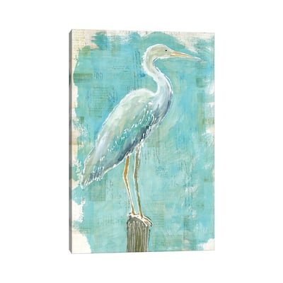 iCanvas "Coastal Egret I" by Sue Schlabach Canvas Print