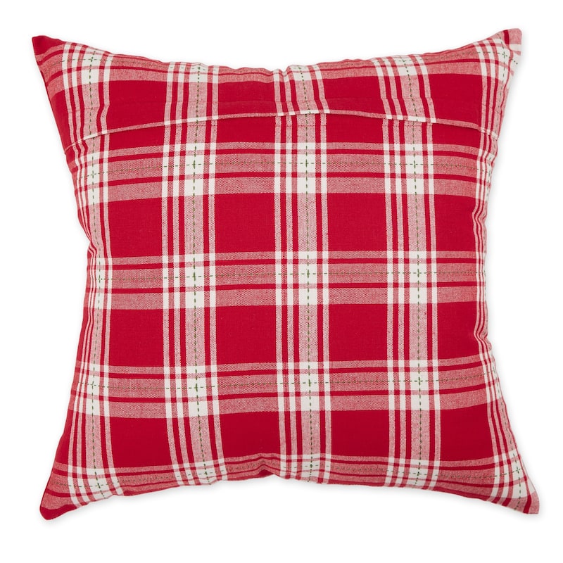 Christmas Plaid Pillow Cover 18x18 (Set of 4)