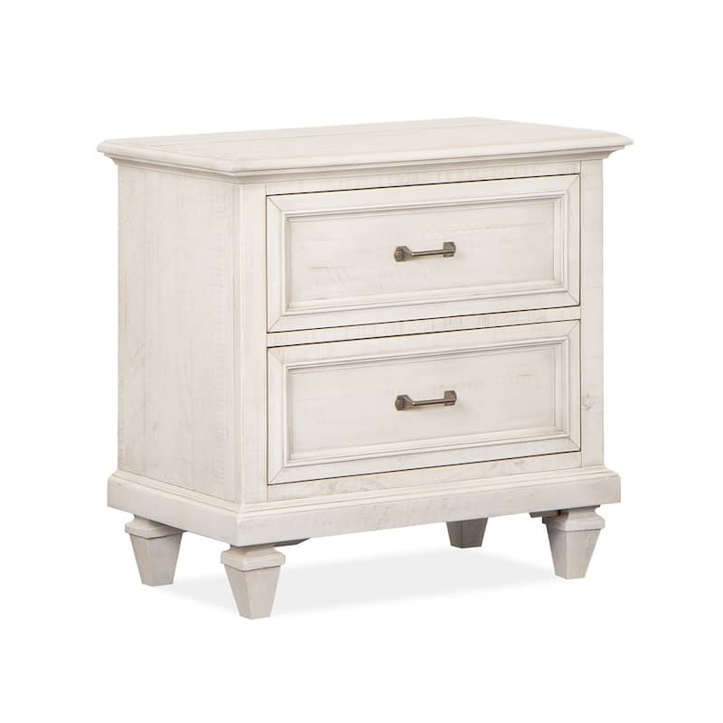 Magnussen Home Newport Alabaster Drawer Nightstand - 2-drawer