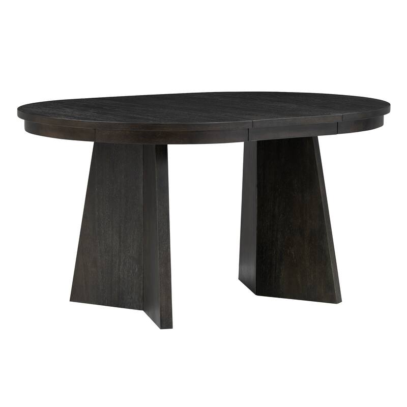 Extendable Dining Table with 16-inch Leaf