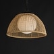 preview thumbnail 2 of 5, Maxim 22472 Cestino 21" Wide Wood Pendant