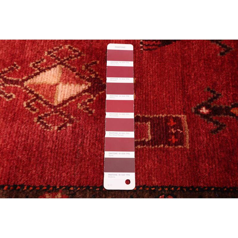 ECARPETGALLERY Hand-knotted Anadol Red Wool Rug - 4'11 x 7'5