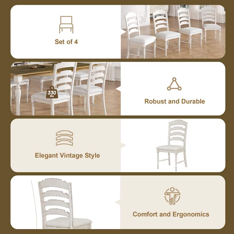 9-Piece Traditional Dining Set with Removable Leaf & 8 Chairs