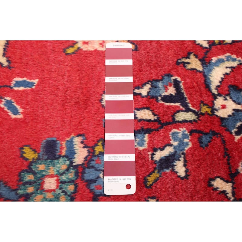 ECARPETGALLERY Hand-knotted Andelz Red Wool Rug - 4'6 x 7'1