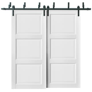 Sliding Closet Barn Bypass Doors / Lucia 2661 White - On Sale - Bed ...