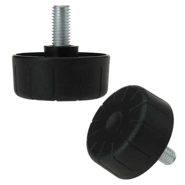 M10 x 20 x 50mm Leveling Feet Adjustable Leveler Floor Protector for Home Furniture Desk Table Chair Leg 2pcs