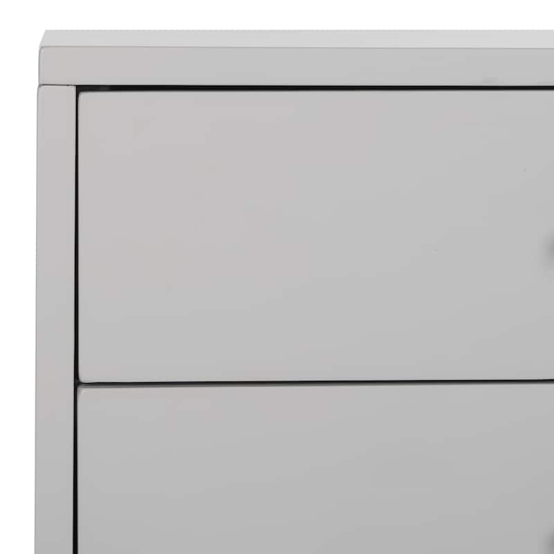 SAFAVIEH Dobrita Mid-Century Modern 2-Drawer Nightstand