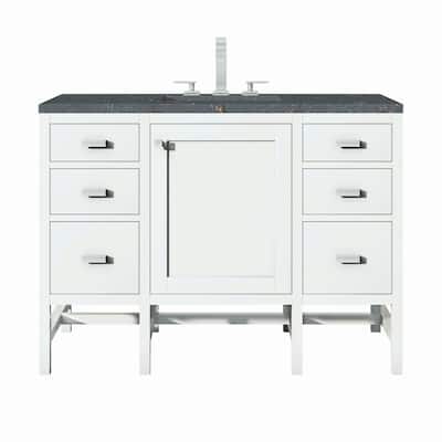 James Martin Vanities E444-V48-3PBL Addison 48" Single Basin Wood
