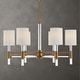 preview thumbnail 2 of 6, Uttermost Welkin 6 Light Modern Chandelier - 30"W x 27.75"H x 30"D