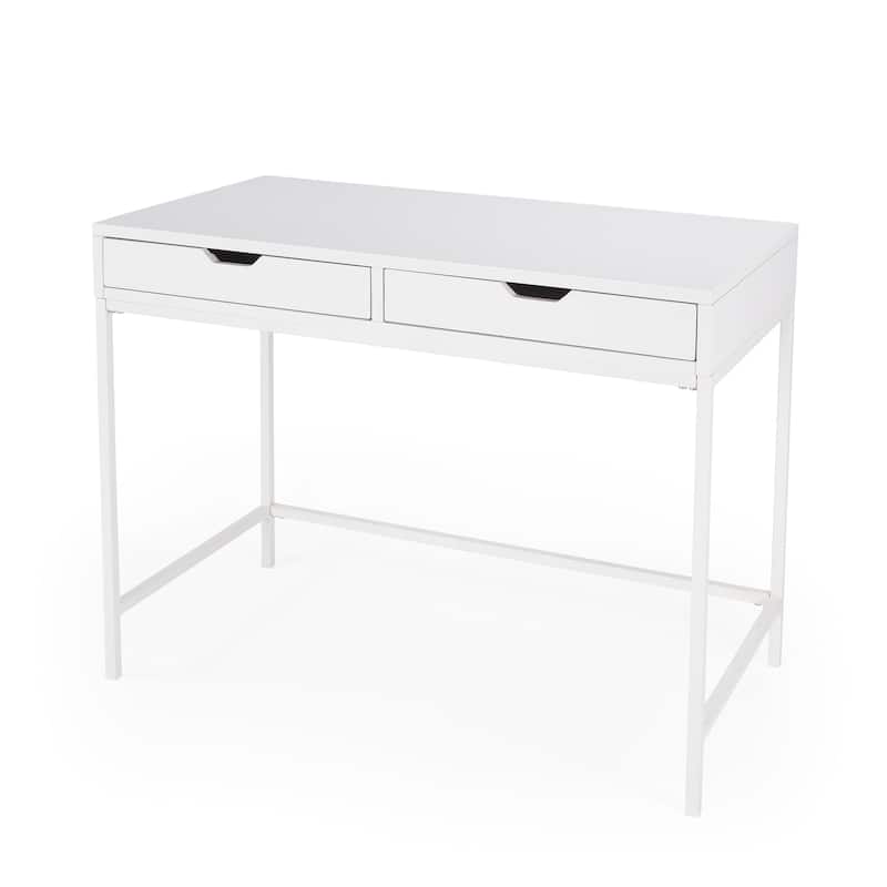 Butler Belka White Desk with Drawers