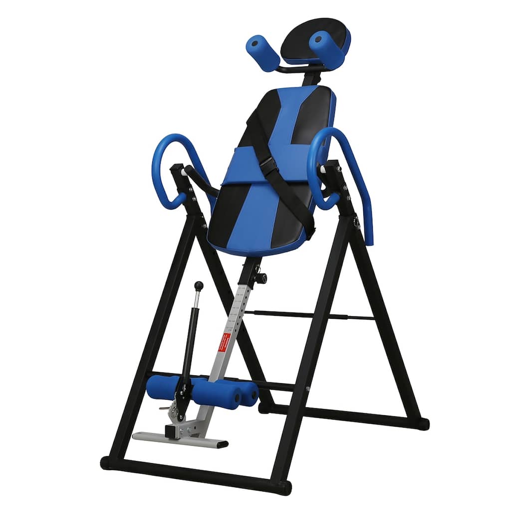 Merax Gravity Heavy Duty Inversion Table Stretcher Machine Body Sculpture Fitness Equipment Foldable Blace Inversion Table