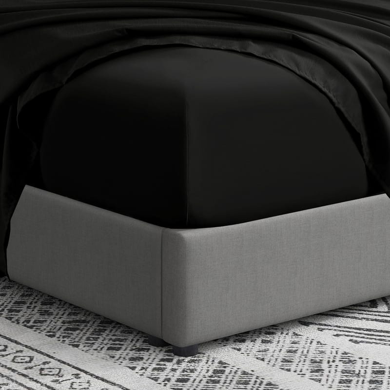 Swift Home Double Brushed Microfiber 14" Standard Pocket Fitted Sheet Only - Secure Fit for 12"-16" Deep Mattress