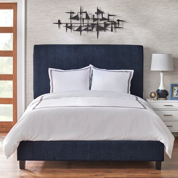 Emery upholstered outlet platform bed