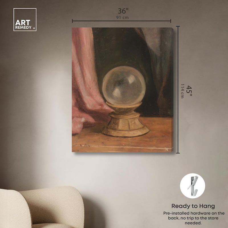Sphere of Secrets I Canvas by Art Remedy, Gallery Wrapped