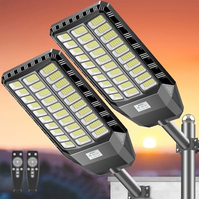 8700W Commercial Solar Street Light with Motion Sensor & Dusk to Dawn