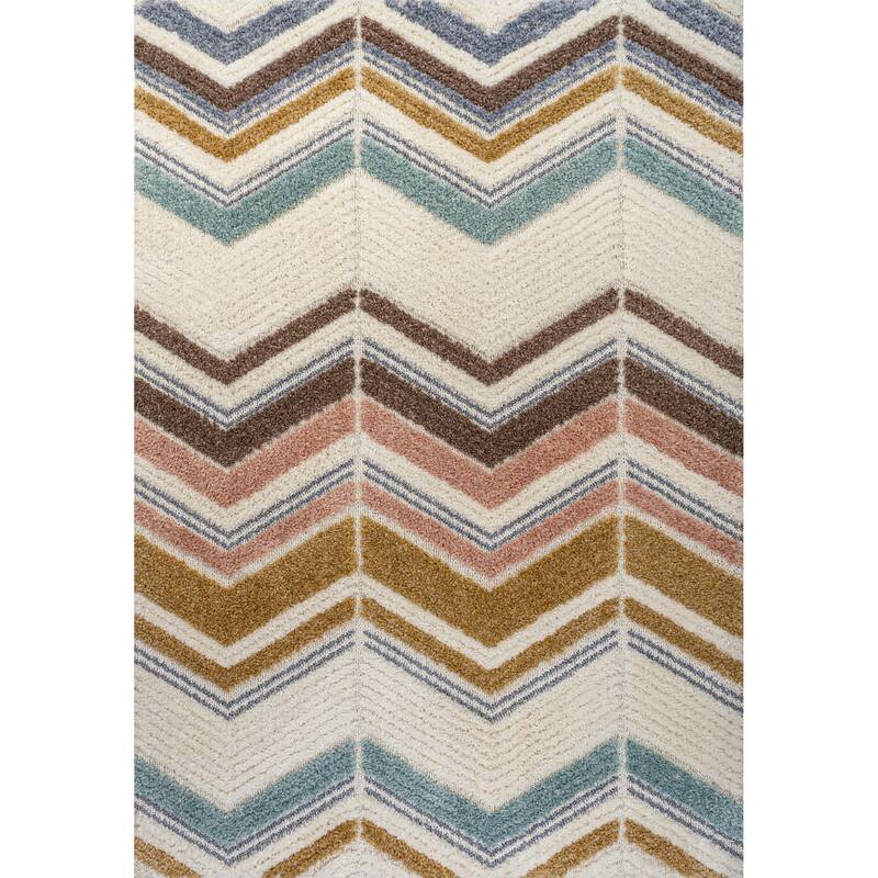 JONATHAN Y Sofie Tropical Leaves Area Rug