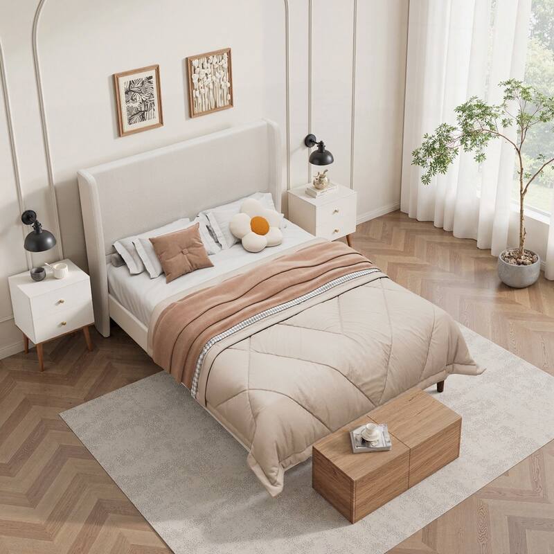 Harper Tall Headboard Upholstered Bed
