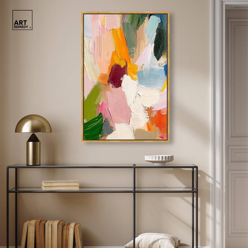 Chromatic Surge IV Canvas by Art Remedy