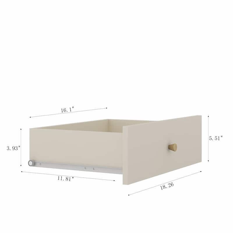 3 in 1 Small Vanity, Makeup Table with Mirror and Light, Vanity Table Set with 2 Drawers and Upholstered Stool