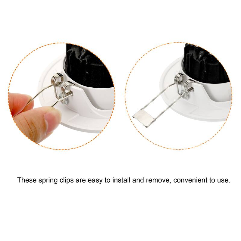 Downlight Spring Clip Ceiling Lamp Recessed Lighting Fix Clamps
