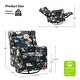 preview thumbnail 21 of 44, Gastone Transitional Floral Fabric Nursery Recliner with Curved Arms by HULALA HOME(Set of 2)