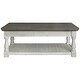 preview thumbnail 4 of 3, Havalance Casual Gray/White Lift Top Cocktail Table - 48"W x 28"D x 19"H