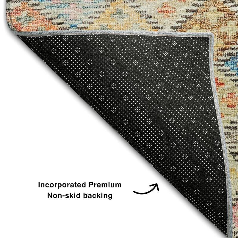 Premium Washable Super Soft Global Boho Mayfield Rug