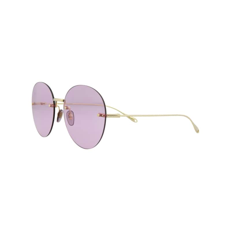 Gucci Round-Frame Metal Sunglasses
